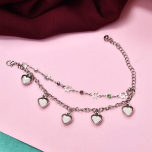 Giva Sterling Silver Zircon Rhodium Bracelet: A Sparkling Elegant Statement
