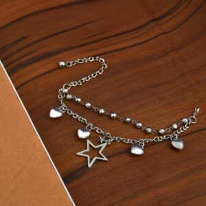 A Beautiful Accessory for Every Occasion: Silver Shoppee Sterling Silver Anklet