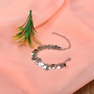 Butterfly Aarambh Sterling Silver Bracelet: Elegant Symbol of Love