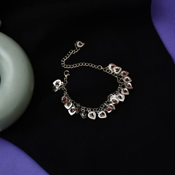 The Aarambh Sterling Silver Bracelet is a representation of elegance and love.