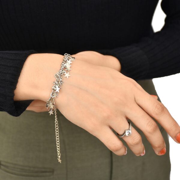 A Unique Designs Combo Pack of Oxidized Bracelets and Earrings - Image 3