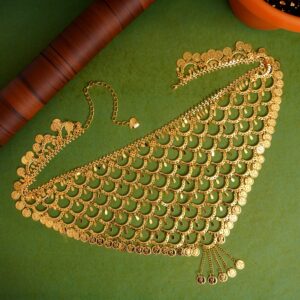 Women's Wedding Outfit with Gold Kamarbandh
