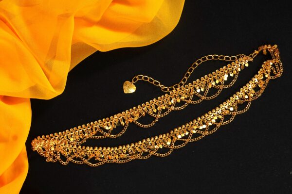 Popular Golden Kamarbandh Designs Conventional Gold