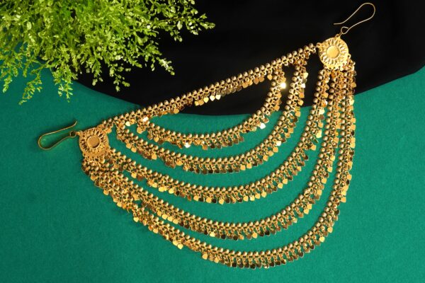 Features of the Classic Half Kamarbandh Half-Wrap Design in Gold