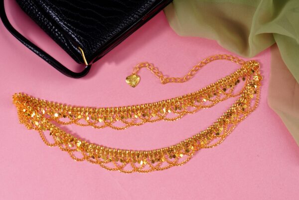 The Traditional Kamarbandh with Full Waist Coverage in Gold and Its Attributes