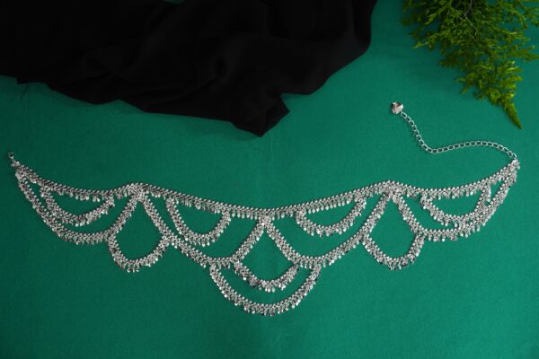 Women's fashionable kamarbandh silver jewelry