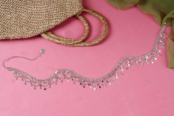 Women's Stylish and Elegant Dil Inspired Silver Kamarbandh