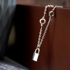 Stainless Steel Collection: Lock Chokers and Padlock Necklaces with Buckle Designs