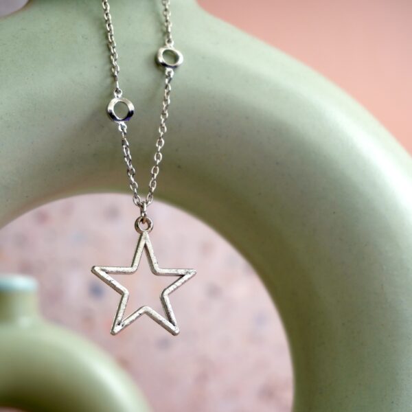 Stylish Silver Multi-Bracelet Set with Star, Love, and Key & lock - Image 3